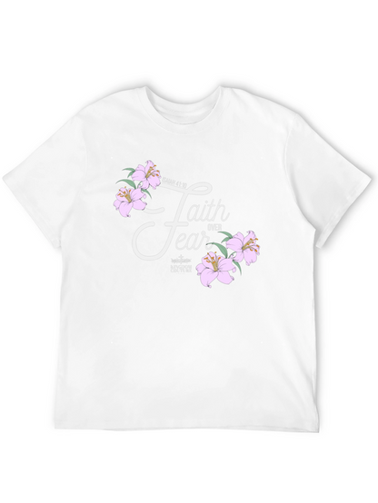 Faith Over Fear Graphic T-Shirt - Christian Apparel