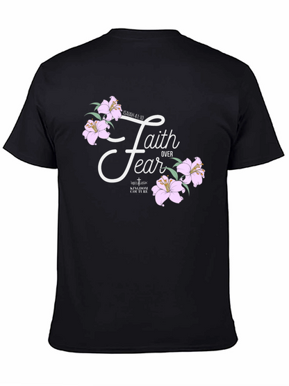 Faith Over Fear Graphic T-Shirt - Christian Apparel