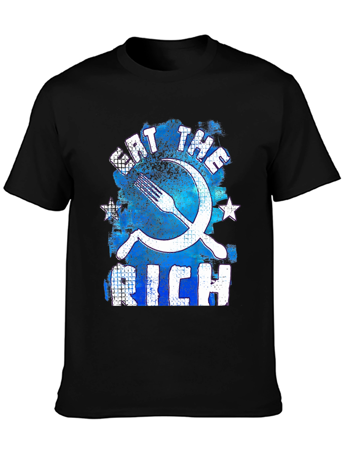 Eat the Rich T-Shirt - Distressed Graphic Tee