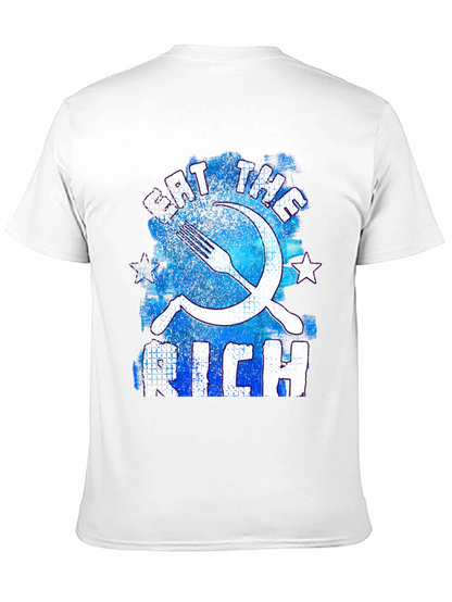 Eat the Rich T-Shirt - Distressed Graphic Tee