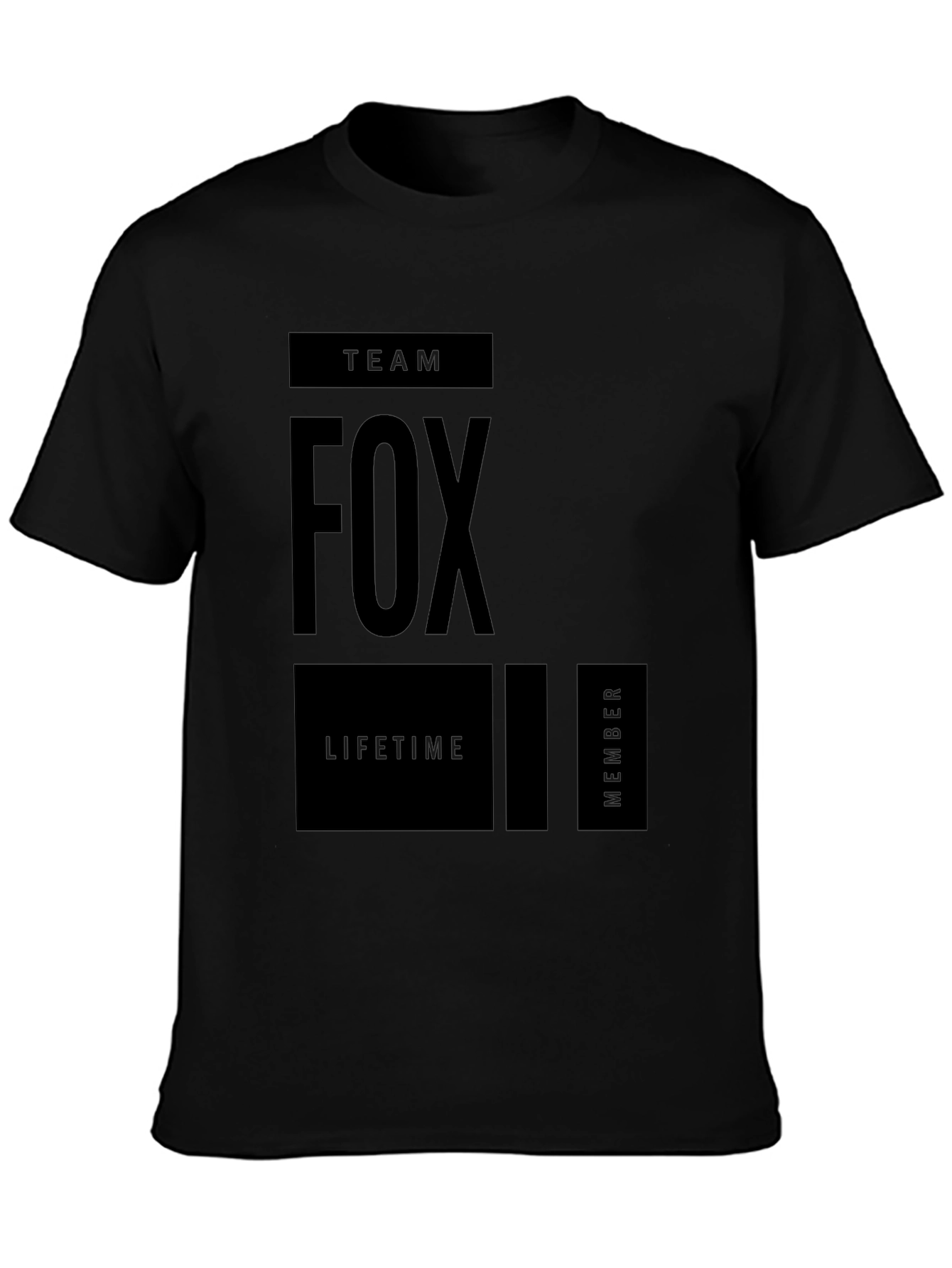 Team Fox Lifetime Member Graphic Tee - Black