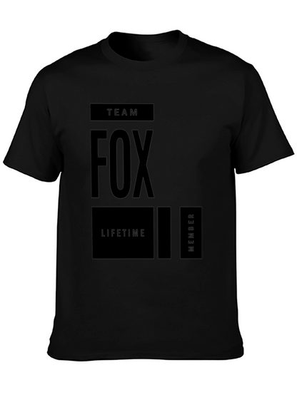 Team Fox Lifetime Member Graphic Tee - Black