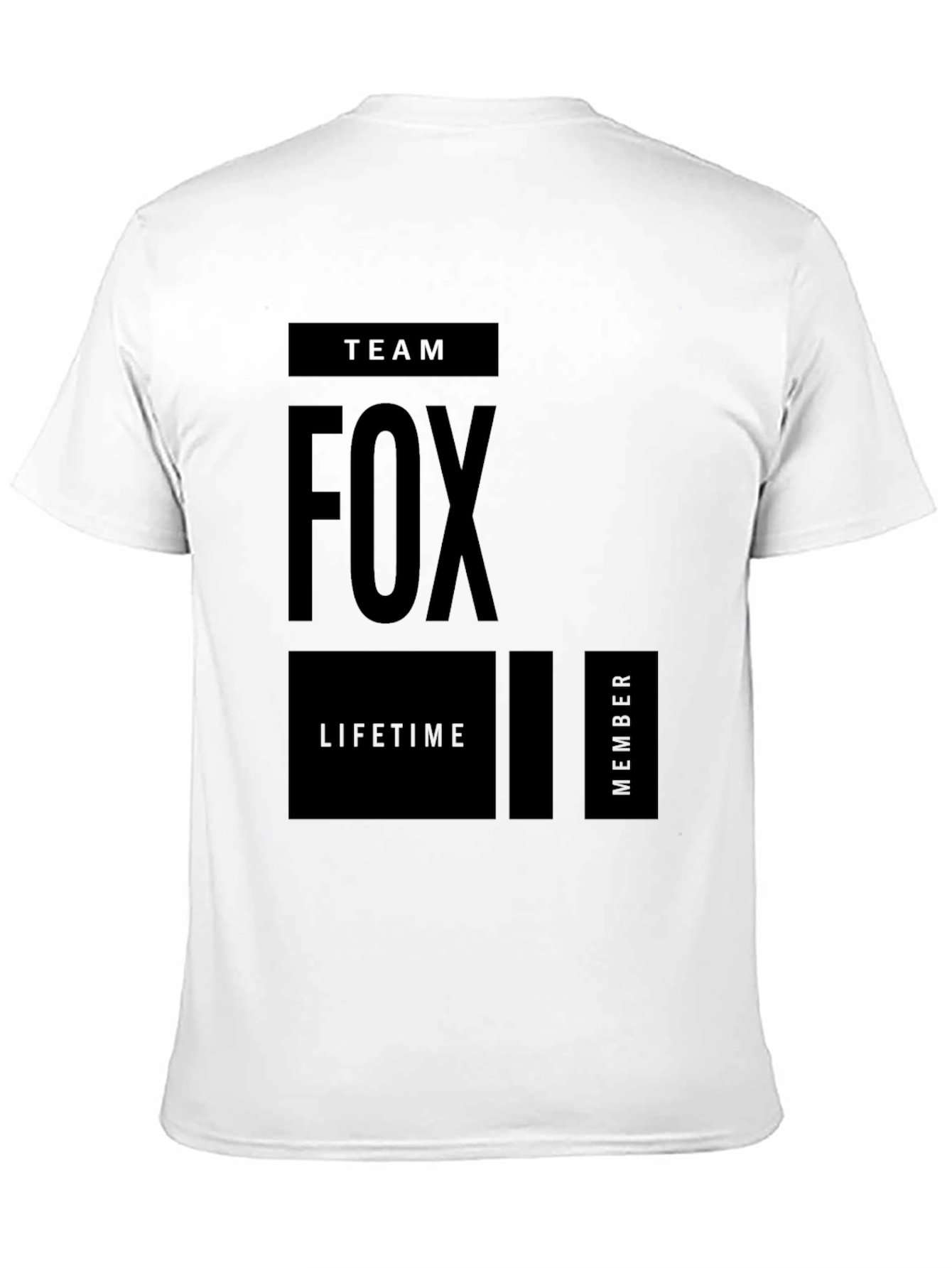 Team Fox Lifetime Member Graphic Tee - Black