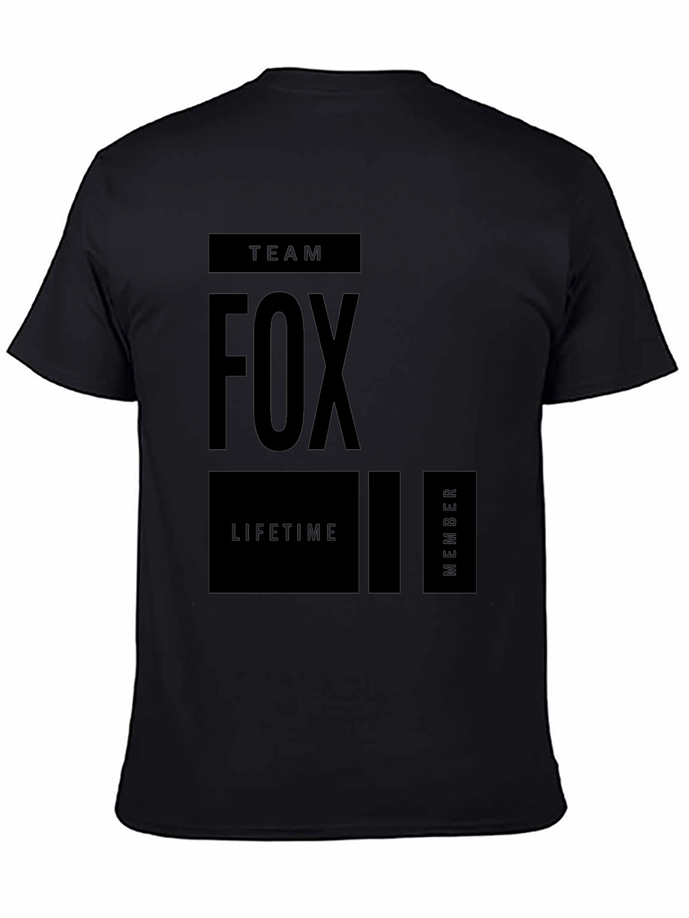 Team Fox Lifetime Member Graphic Tee - Black