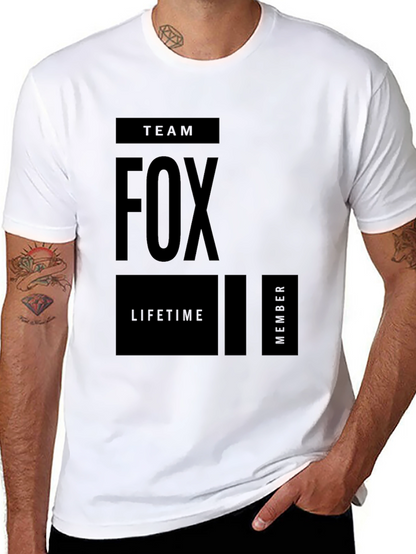 Team Fox Lifetime Member Graphic Tee - Black