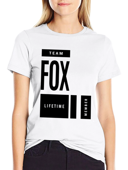 Team Fox Lifetime Member Graphic Tee - Black