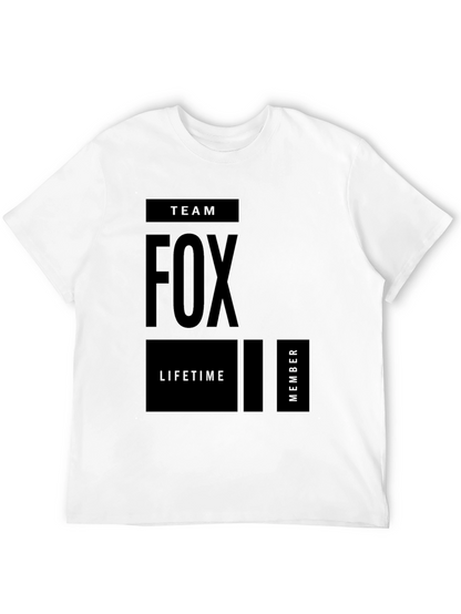 Team Fox Lifetime Member Graphic Tee - Black