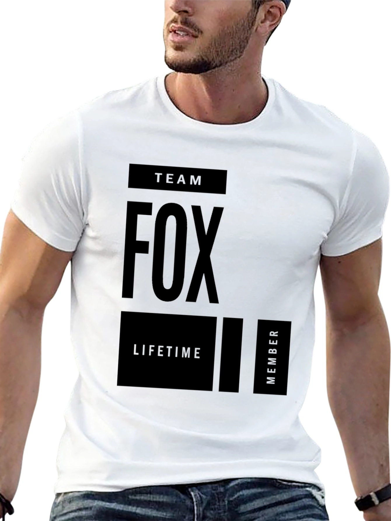 Team Fox Lifetime Member Graphic Tee - Black