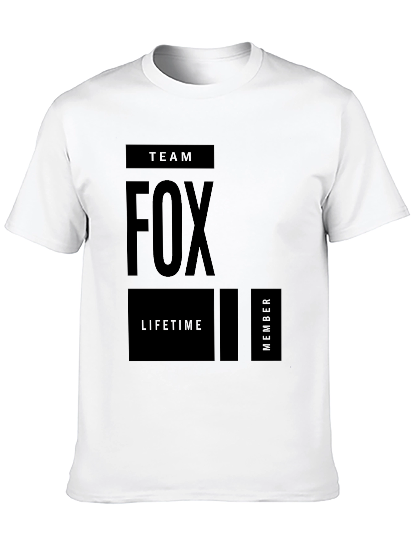 Team Fox Lifetime Member Graphic Tee - Black