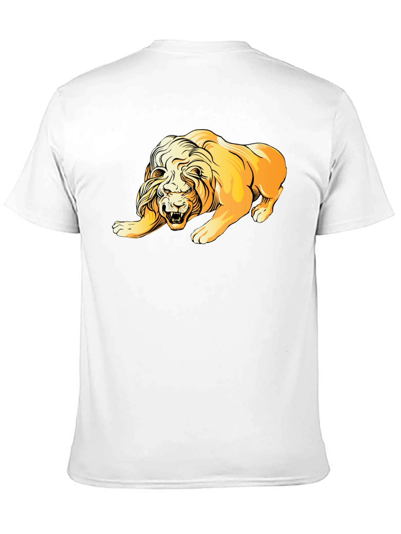 Lion Graphic T-Shirt - Bold Animal Print Tee