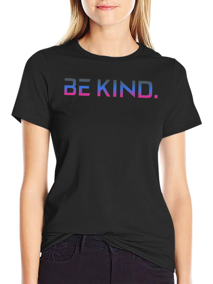 Be Kind Graphic Tee - Soft Black Unisex T-Shirt