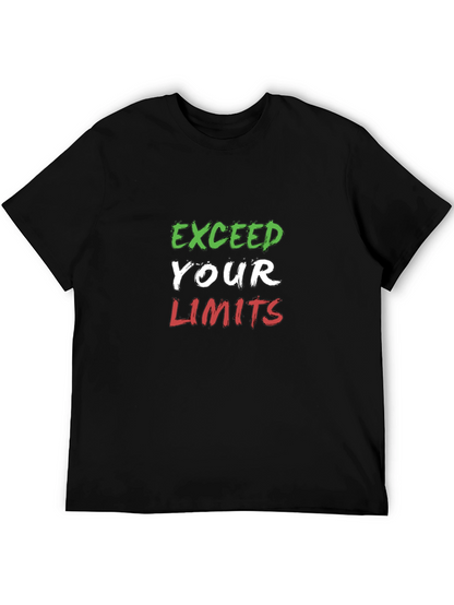 Exceed Your Limits Graphic Tee - Black