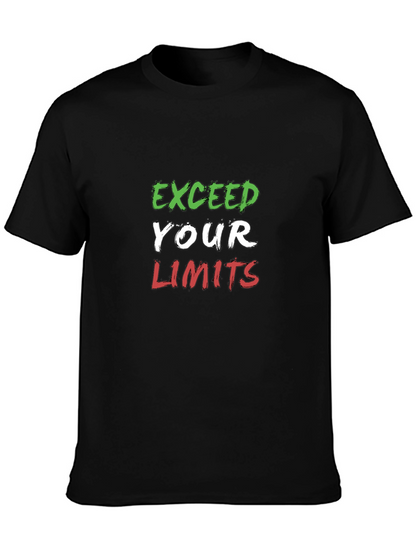 Exceed Your Limits Graphic Tee - Black