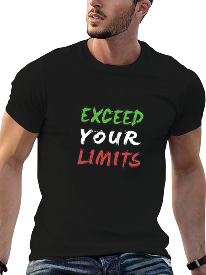 Exceed Your Limits Graphic Tee - Black