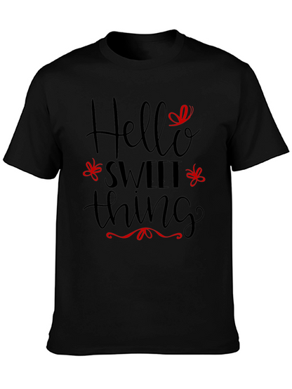 Hello Sweet Thing Black T-Shirt