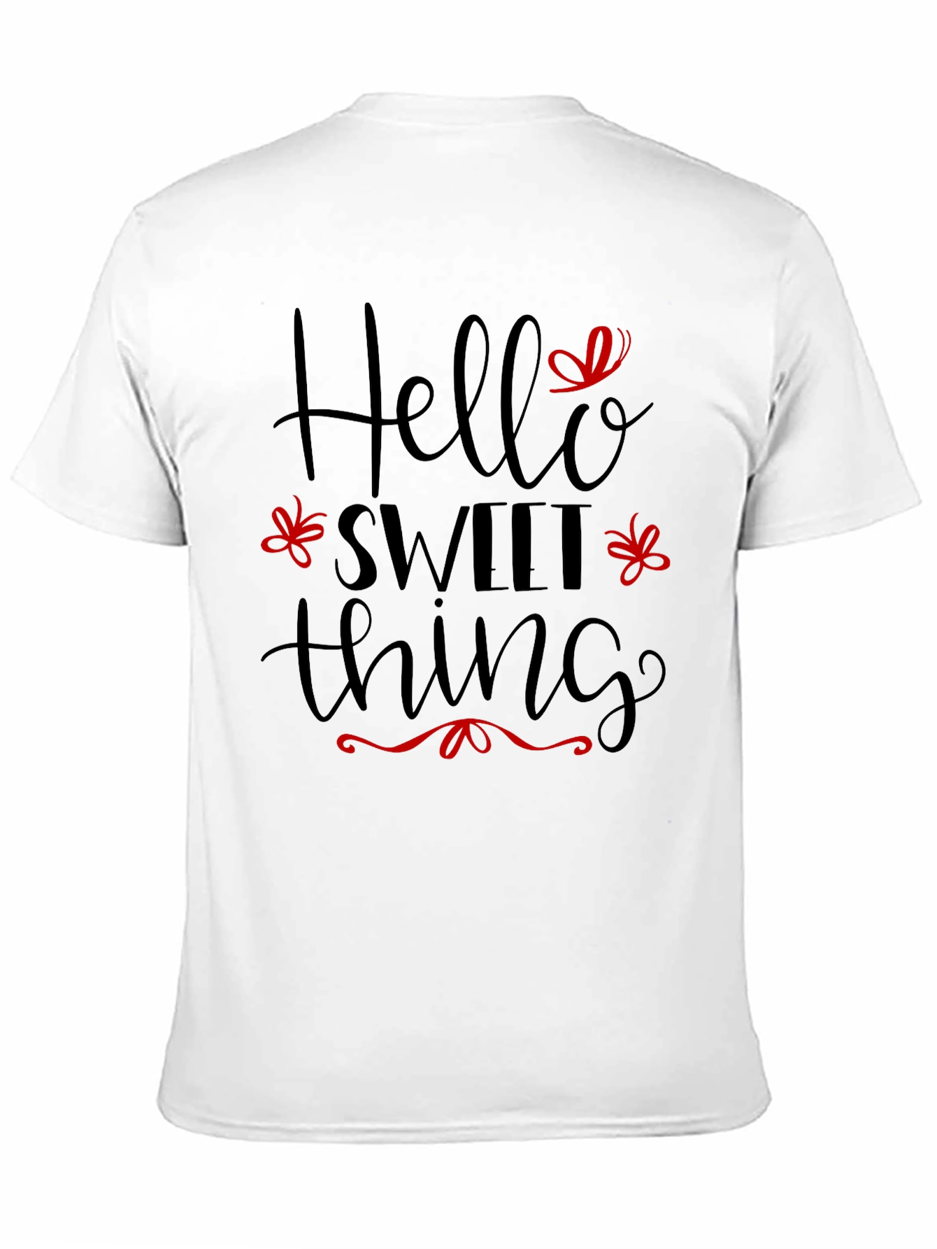 Hello Sweet Thing Black T-Shirt
