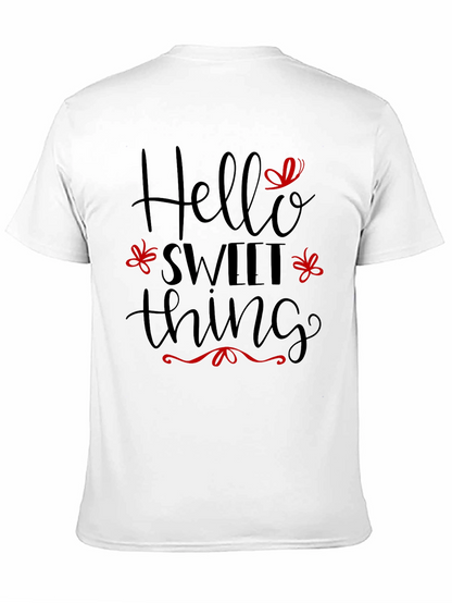 Hello Sweet Thing Black T-Shirt