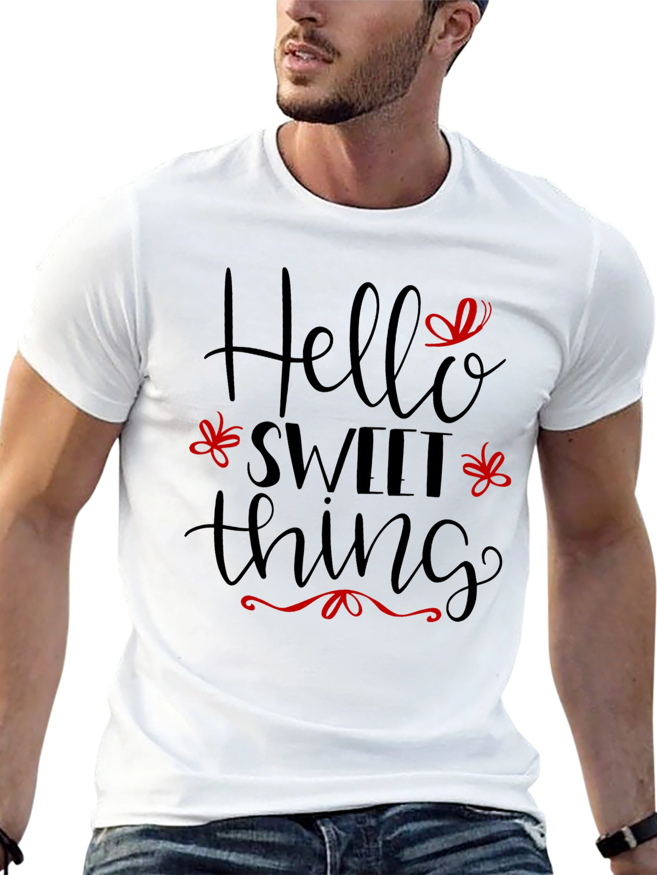 Hello Sweet Thing Black T-Shirt