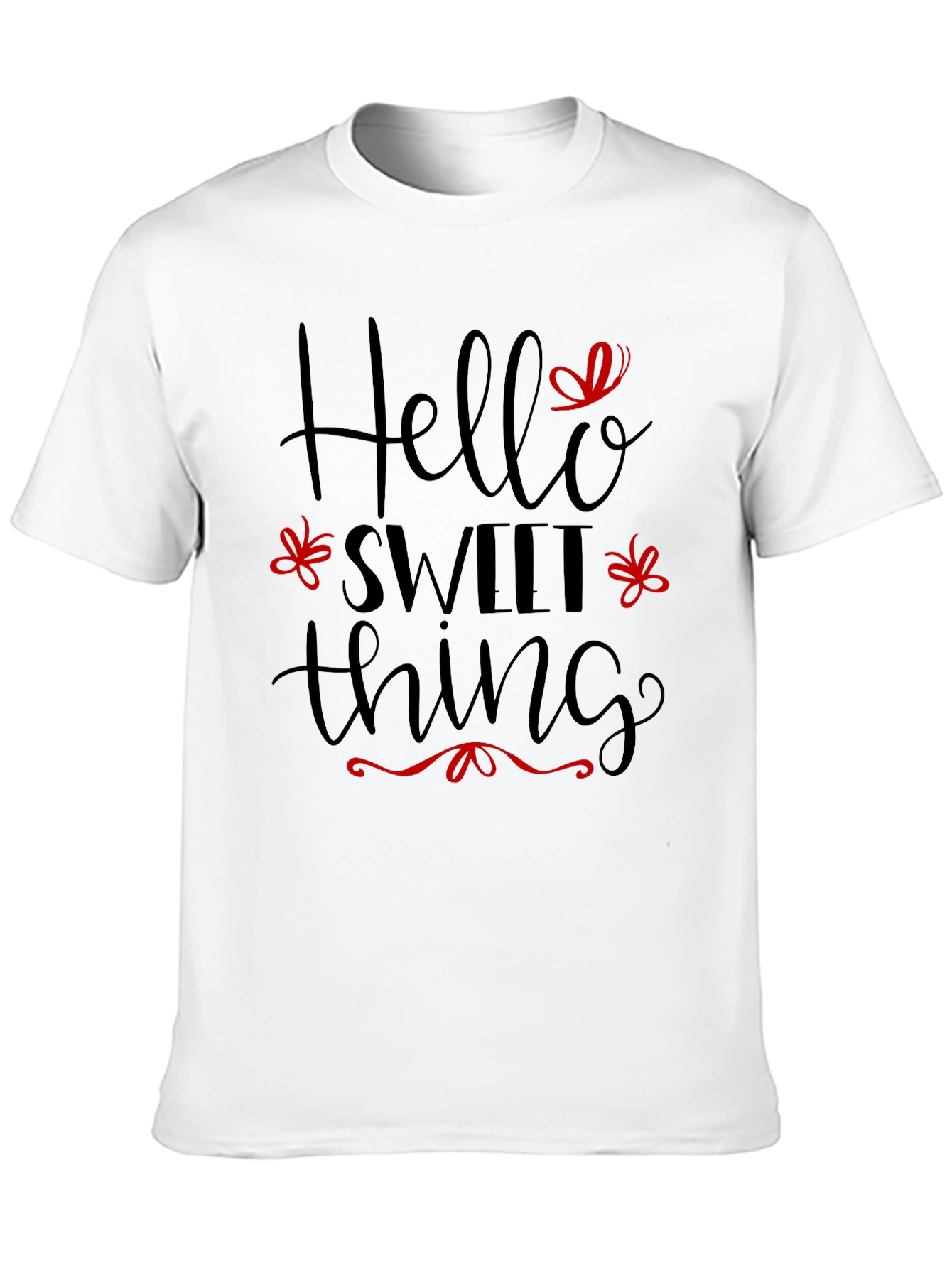 Hello Sweet Thing Black T-Shirt