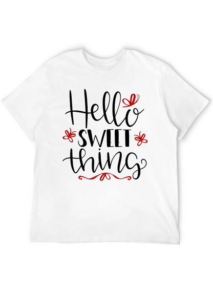 Hello Sweet Thing Black T-Shirt