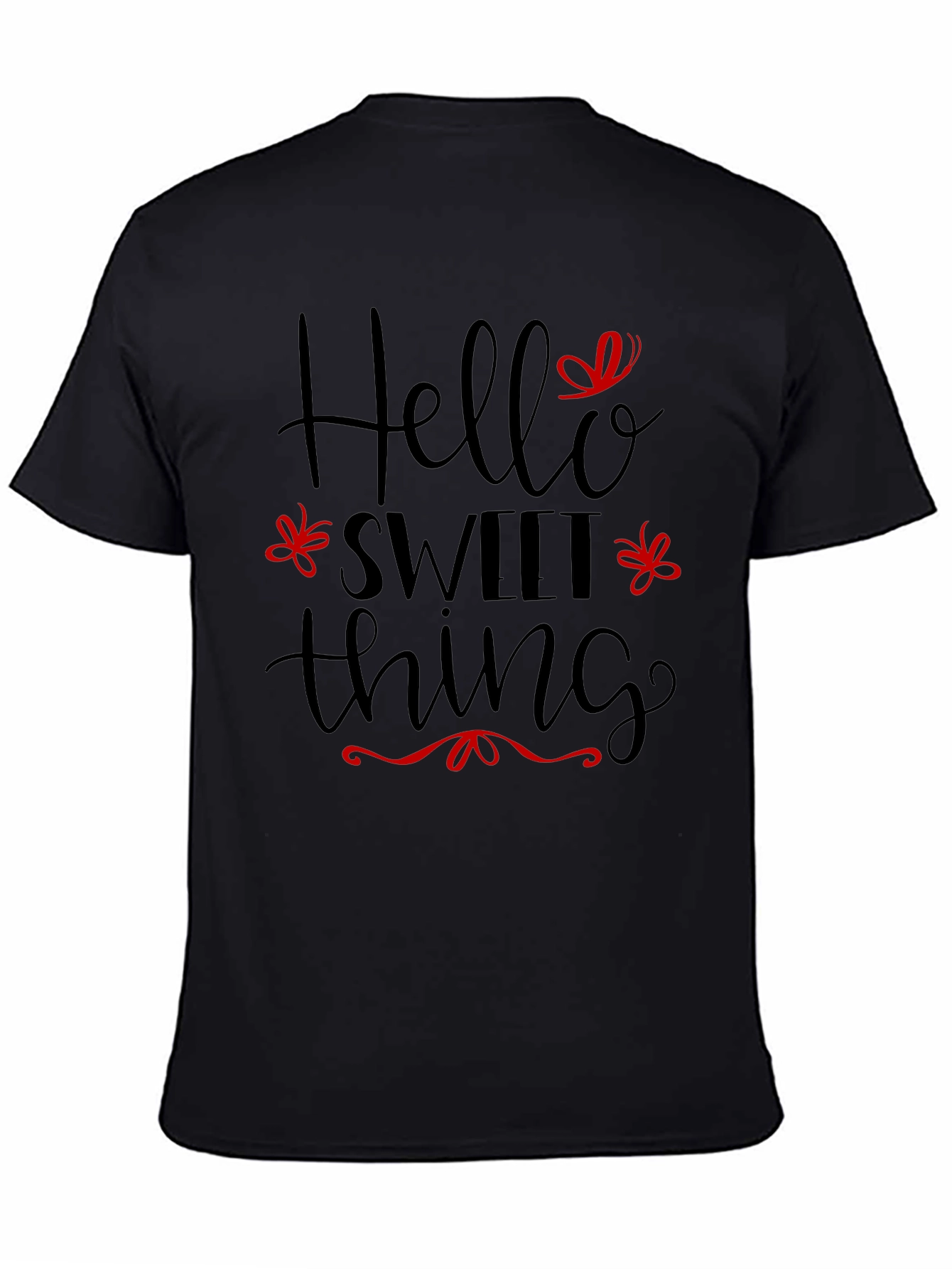 Hello Sweet Thing Black T-Shirt