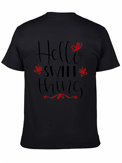 Hello Sweet Thing Black T-Shirt