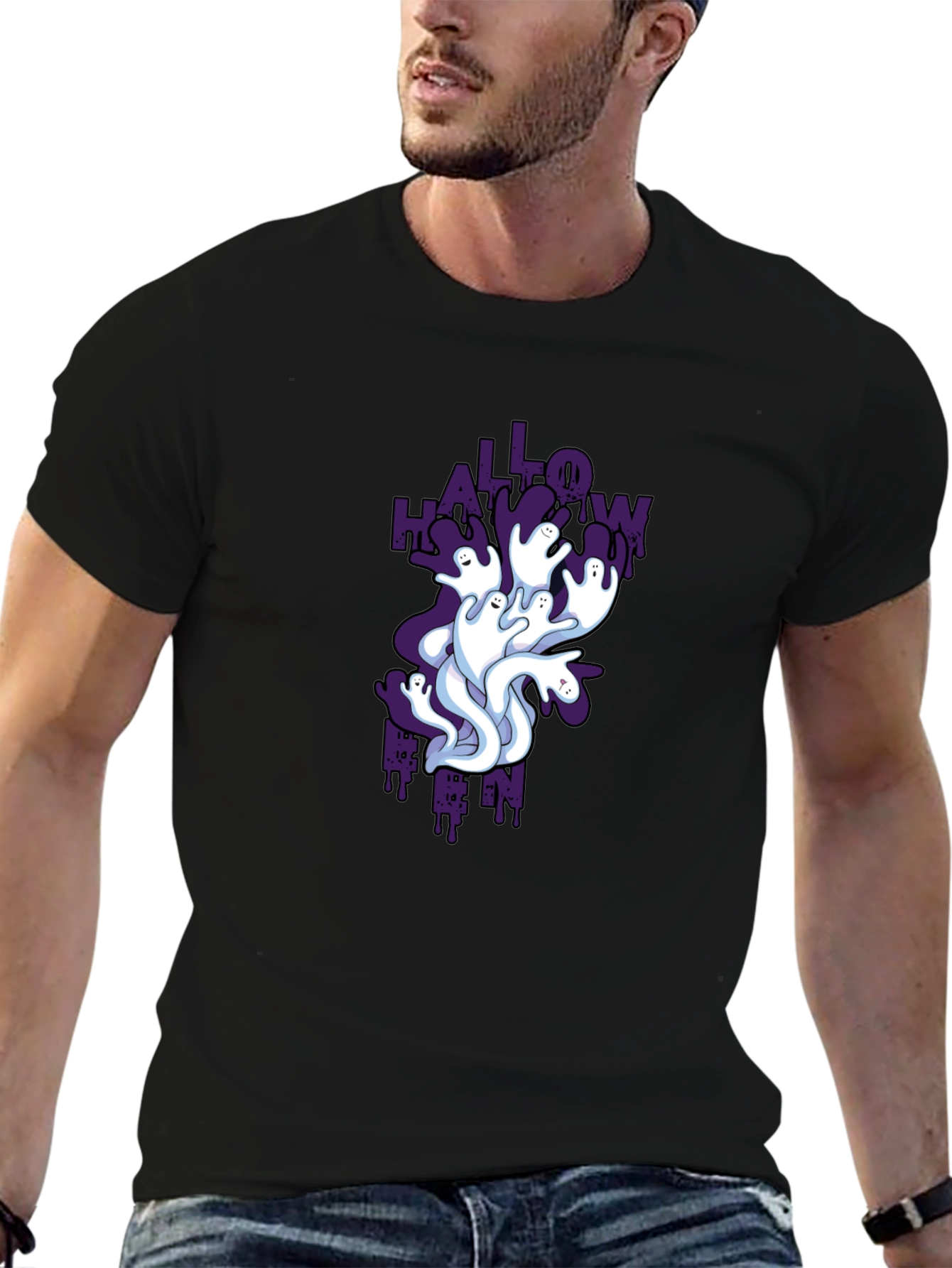 Halloween Ghost T-Shirt - Spooky Season Tee