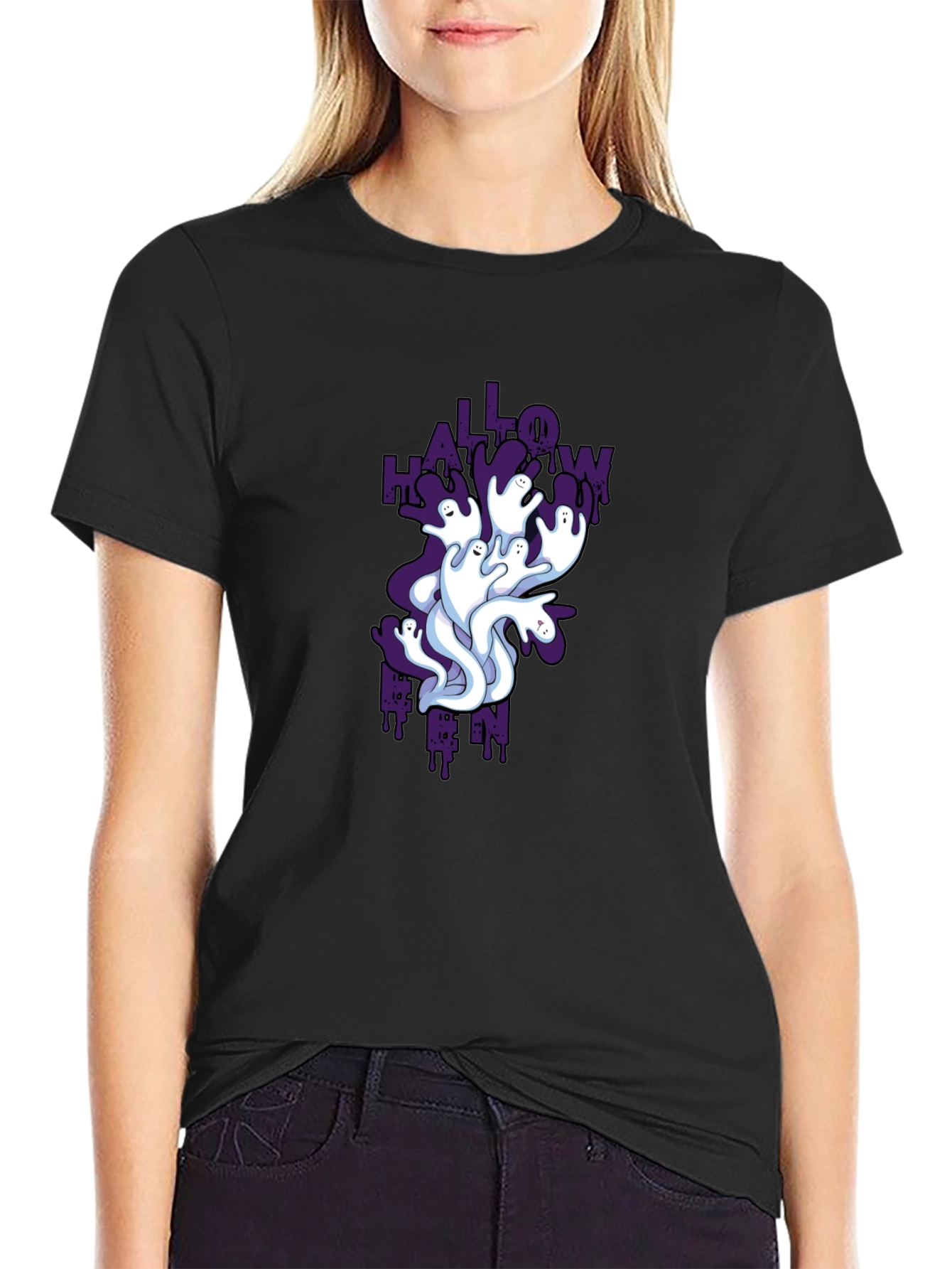 Halloween Ghost T-Shirt - Spooky Season Tee