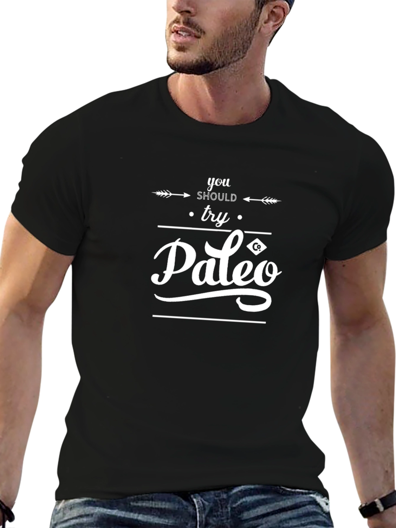 You Should Try Paleo T-Shirt Black