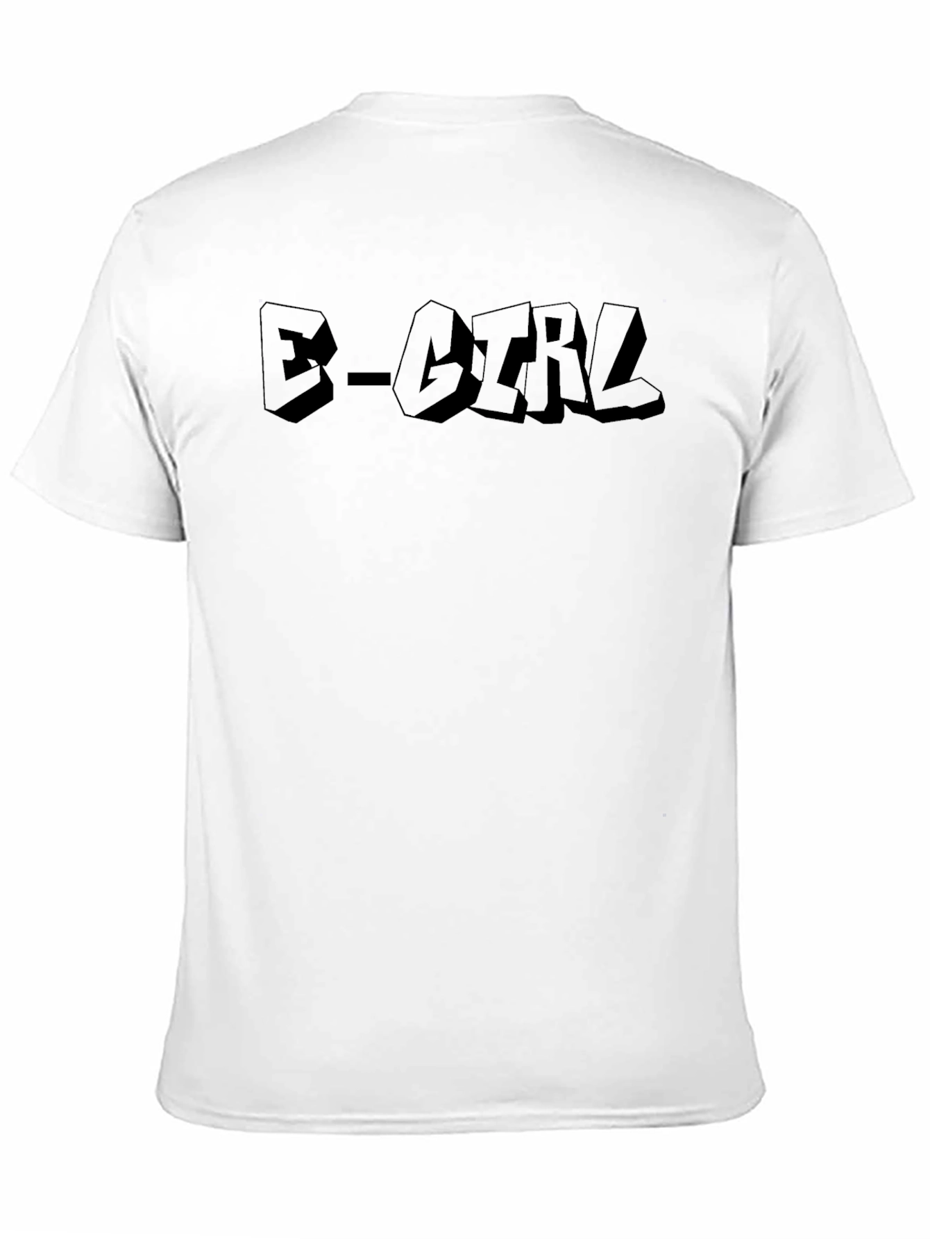 E-Girl Black Graphic T-Shirt - Trendy Streetwear