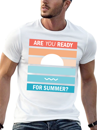 Retro Summer T-Shirt - Are You Ready?