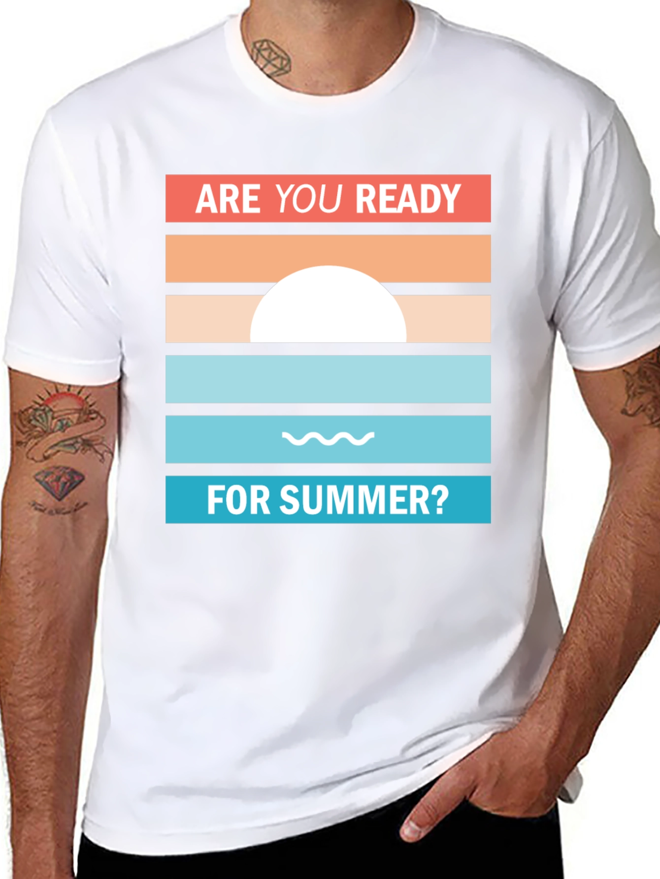 Retro Summer T-Shirt - Are You Ready?