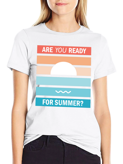Retro Summer T-Shirt - Are You Ready?