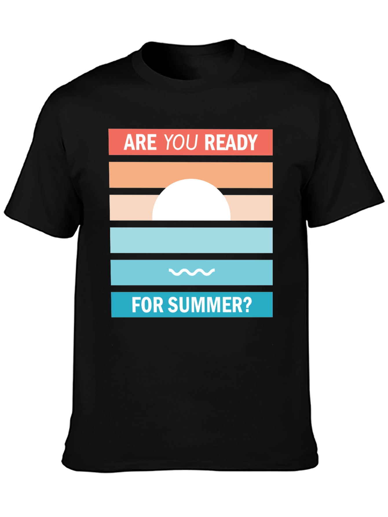Retro Summer T-Shirt - Are You Ready?