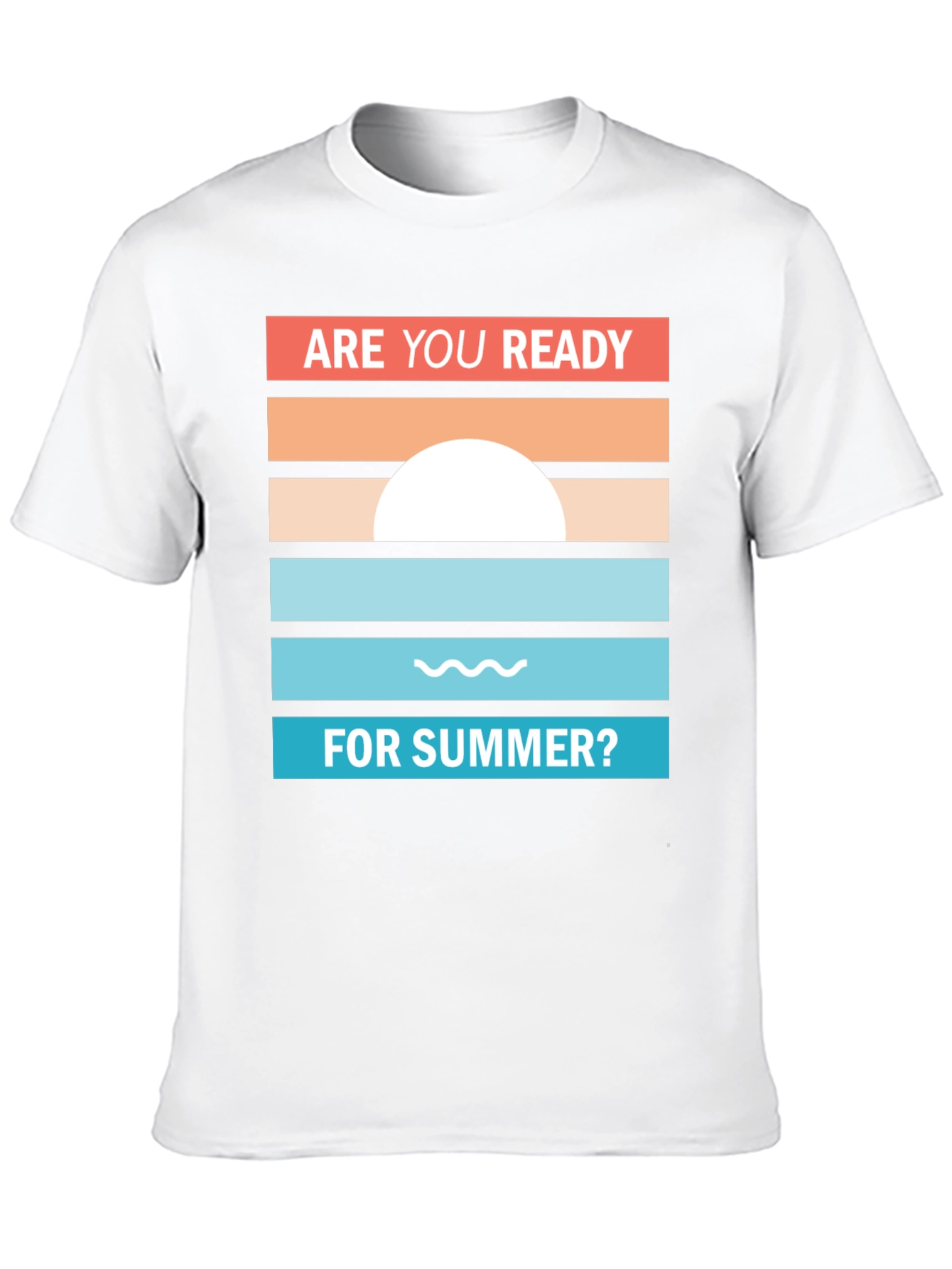 Retro Summer T-Shirt - Are You Ready?
