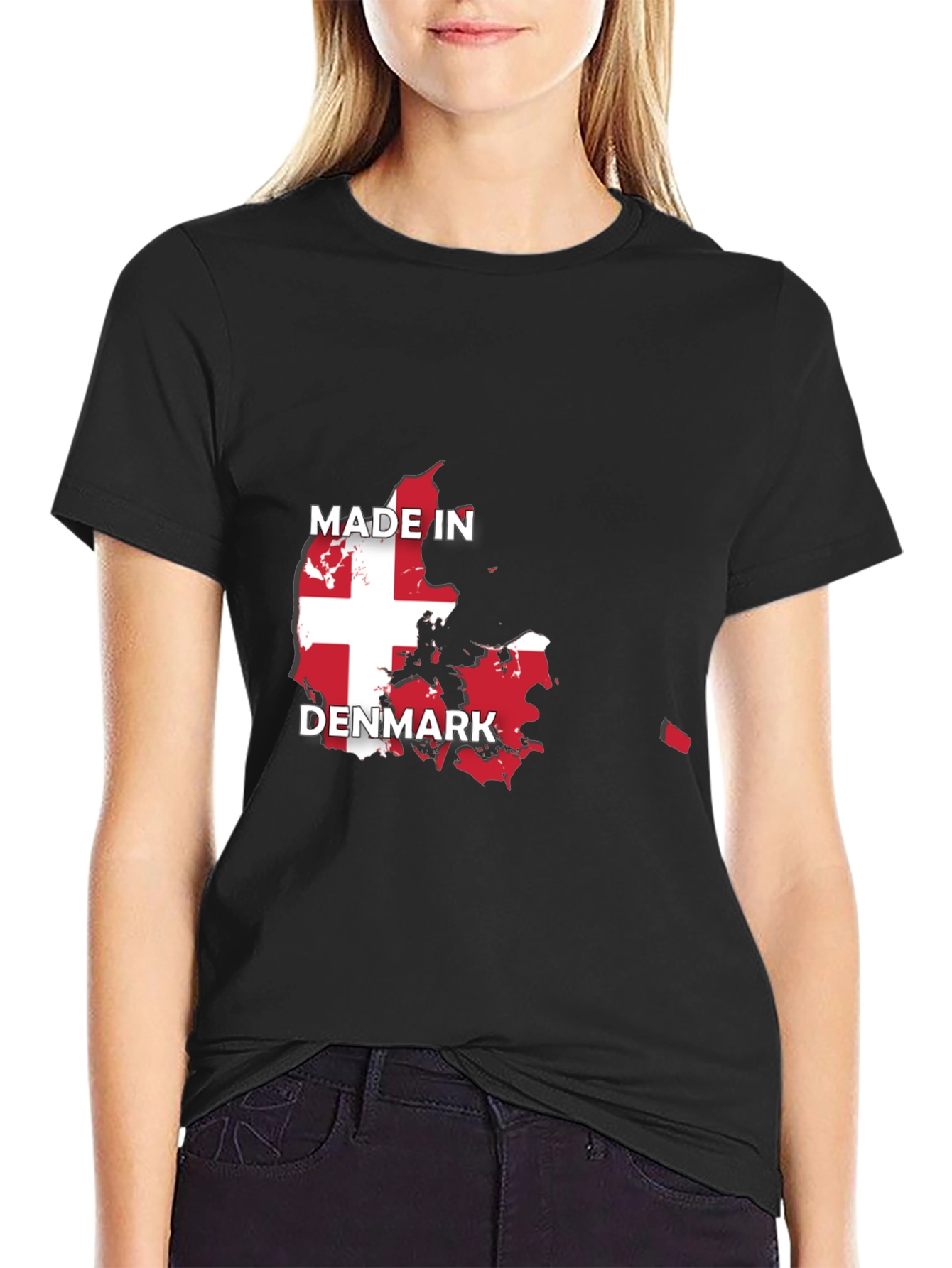 Made in Denmark Flag T-Shirt