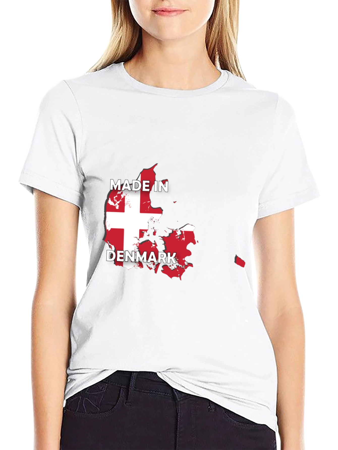 Made in Denmark Flag T-Shirt