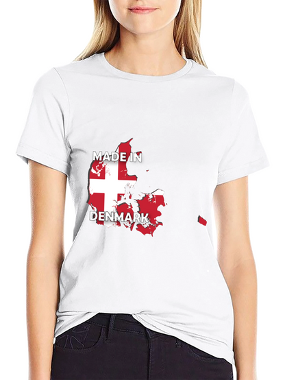 Made in Denmark Flag T-Shirt