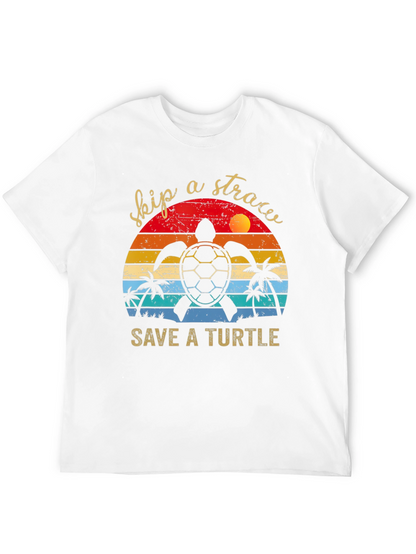 Skip A Straw Save A Turtle T-Shirt
