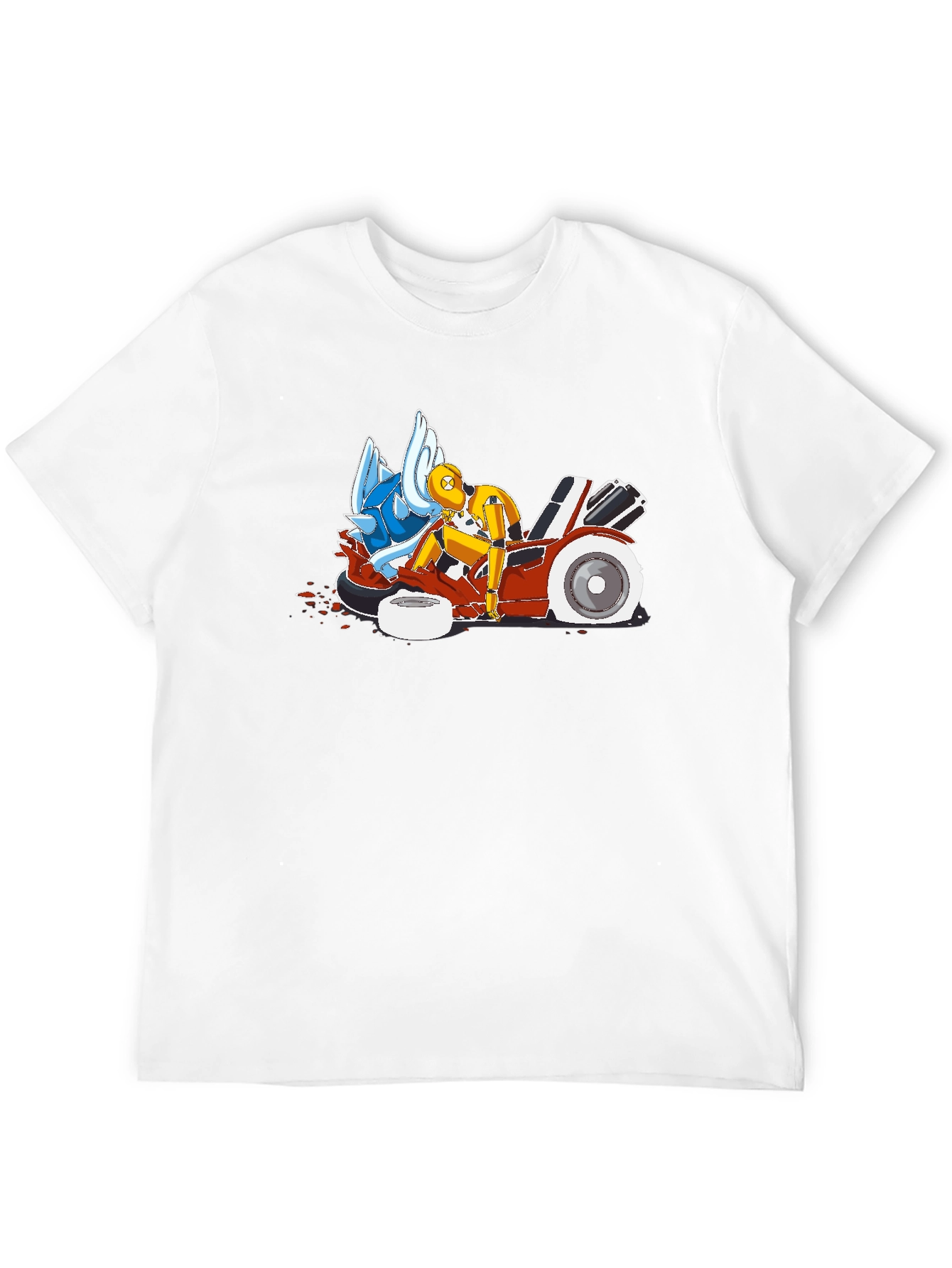 Crash Test T-Shirt: Karting Mishap