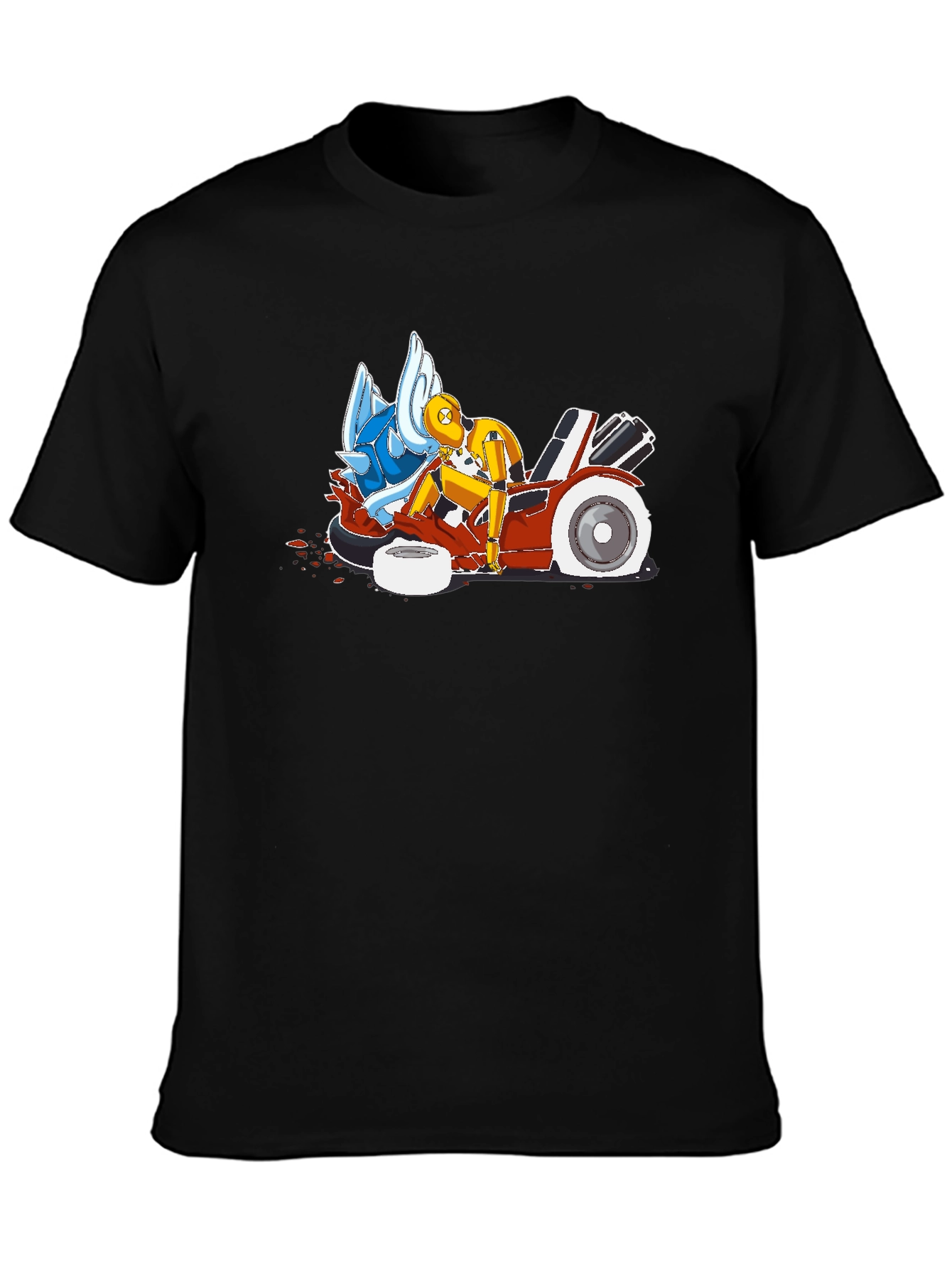 Crash Test T-Shirt: Karting Mishap