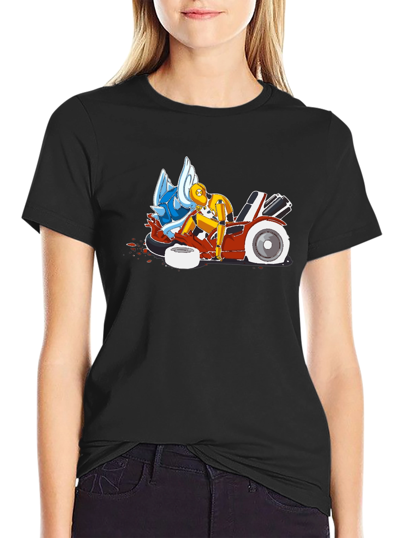 Crash Test T-Shirt: Karting Mishap