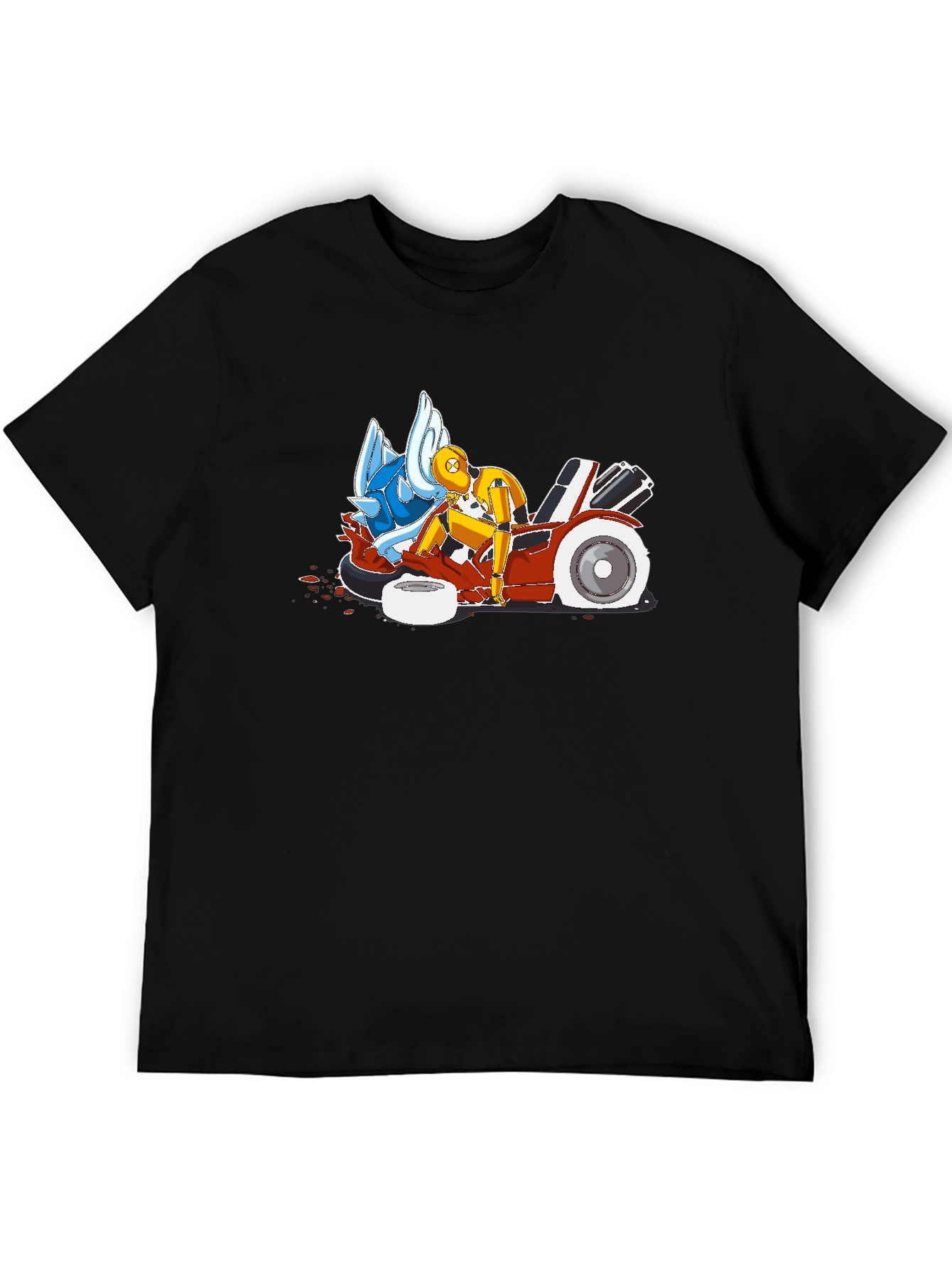 Crash Test T-Shirt: Karting Mishap