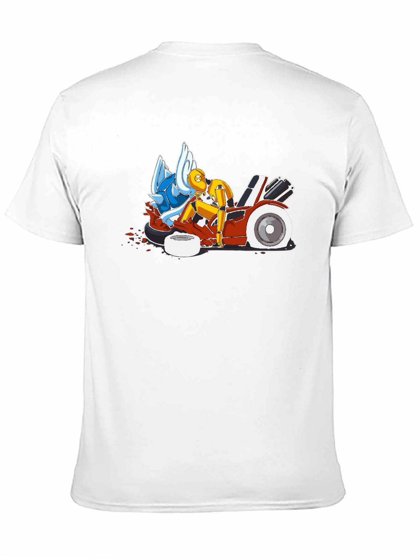 Crash Test T-Shirt: Karting Mishap