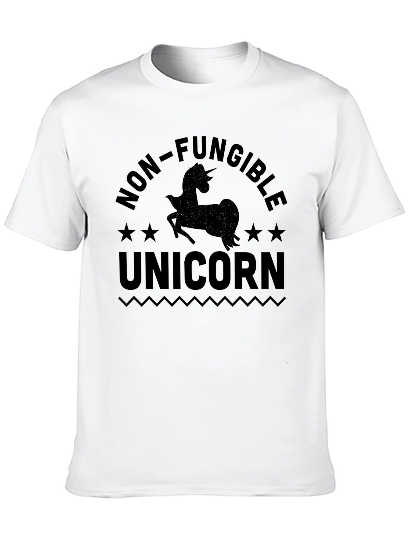 Non-Fungible Unicorn Black T-Shirt