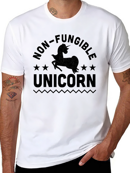 Non-Fungible Unicorn Black T-Shirt