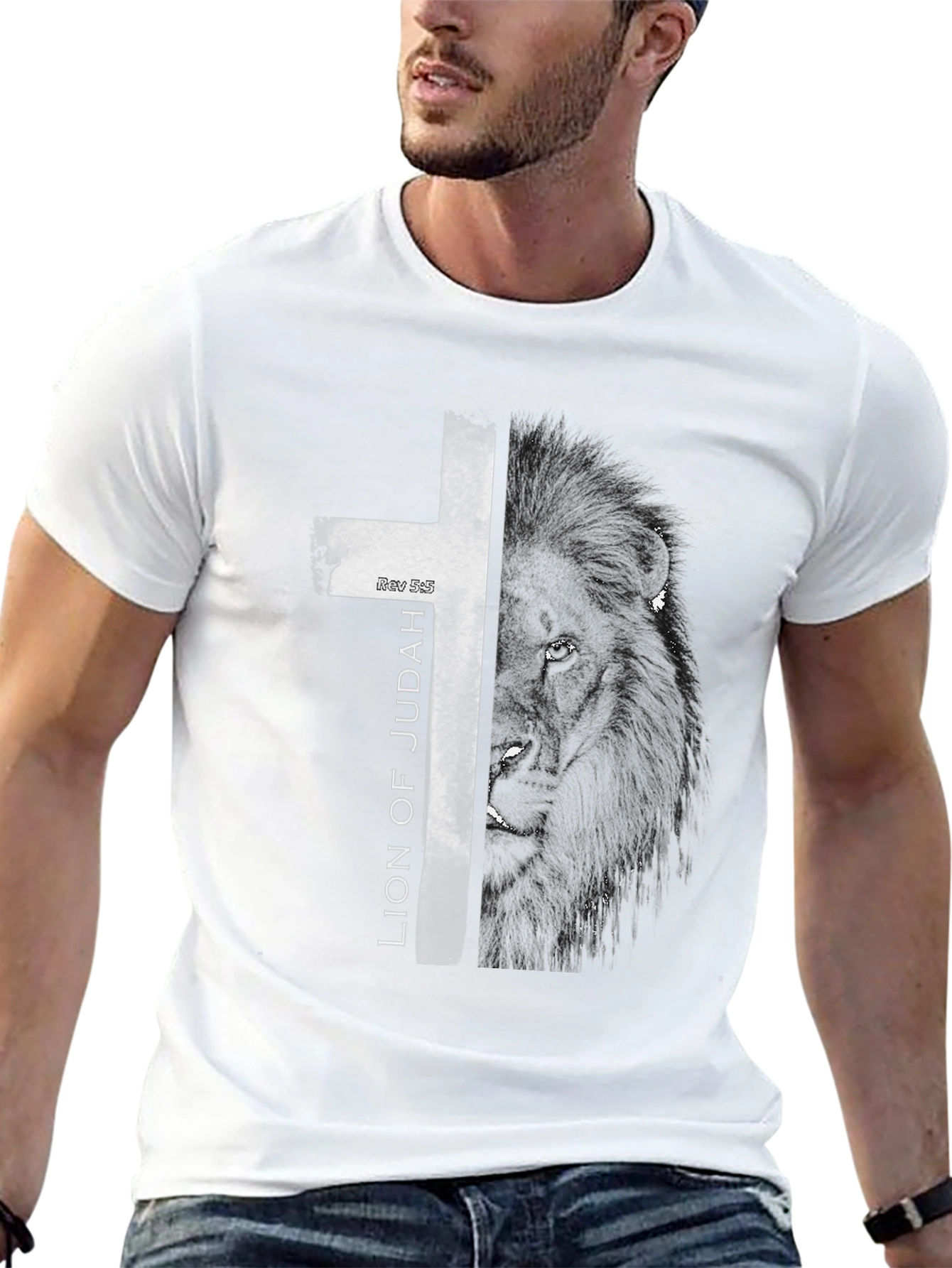 Lion of Judah Black Graphic Tee