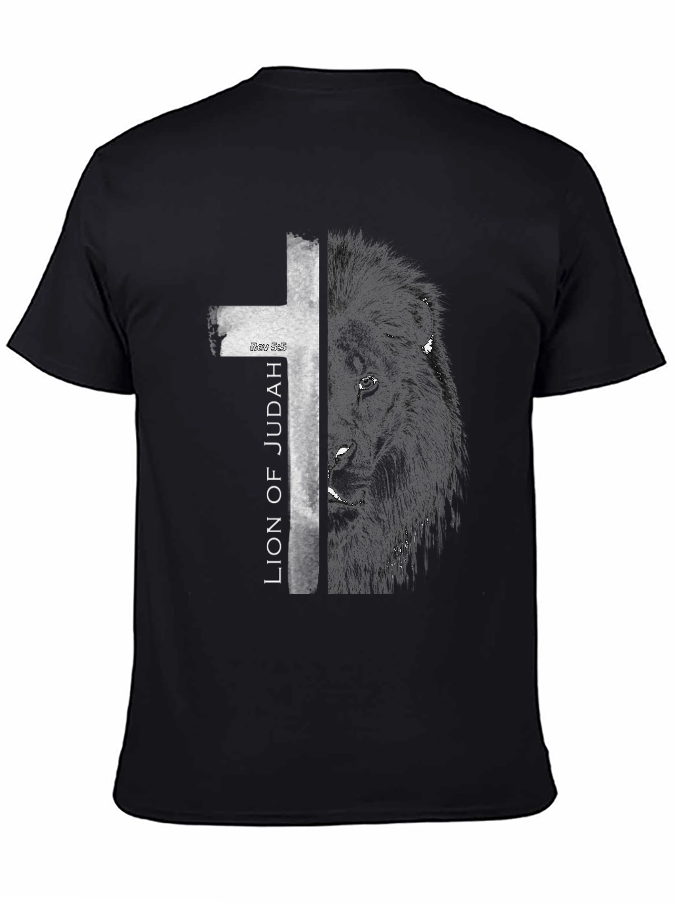 Lion of Judah Black Graphic Tee