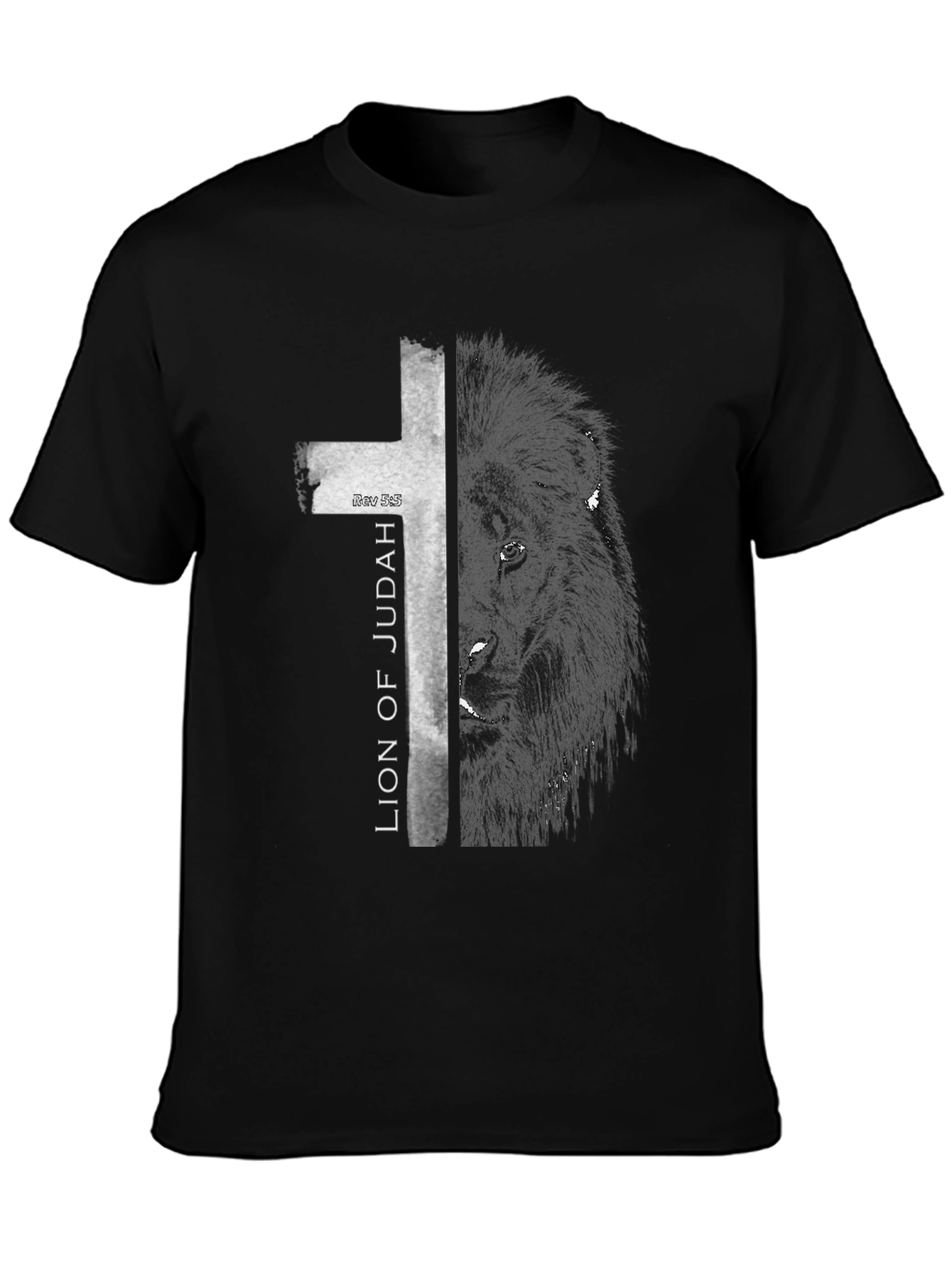 Lion of Judah Black Graphic Tee