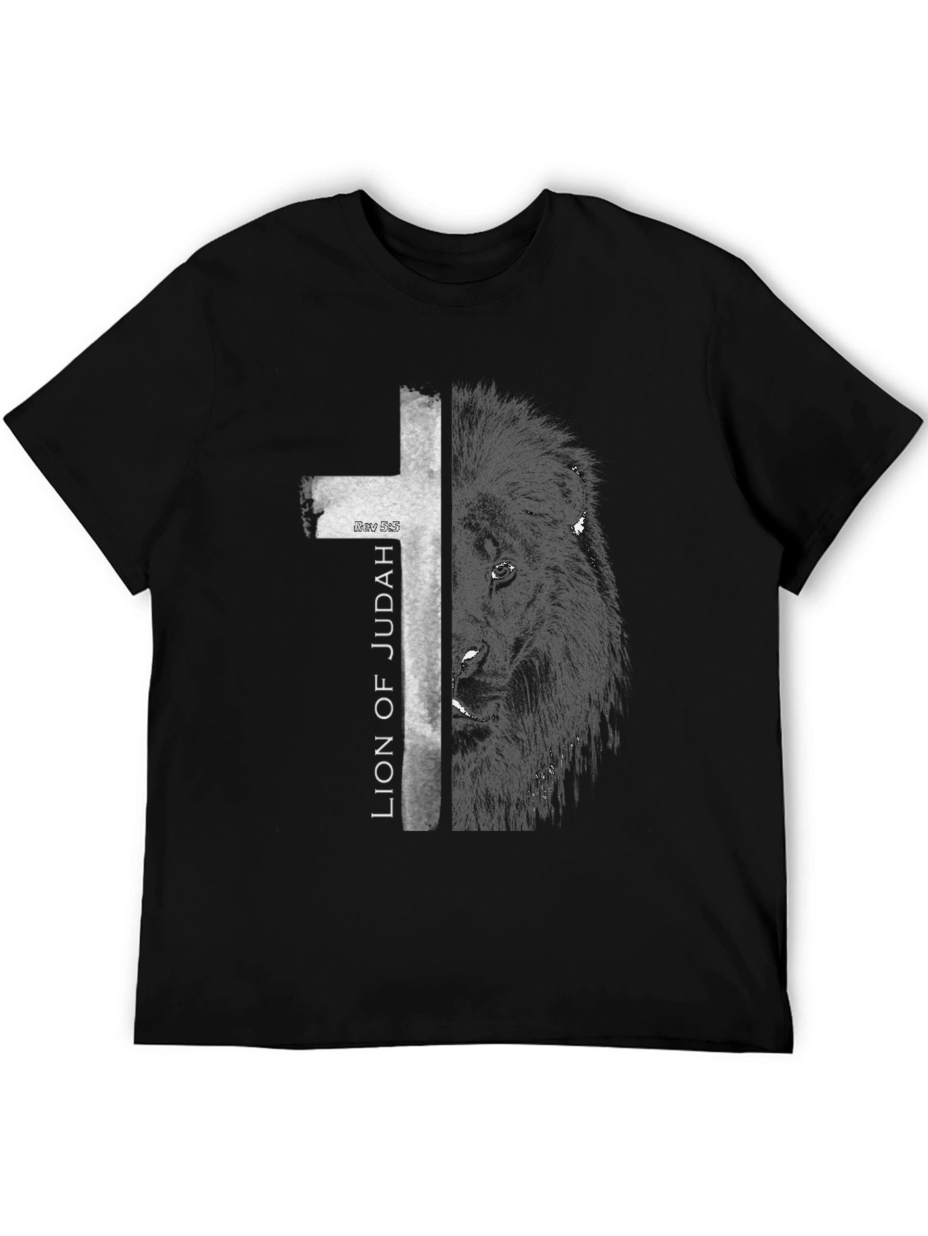 Lion of Judah Black Graphic Tee